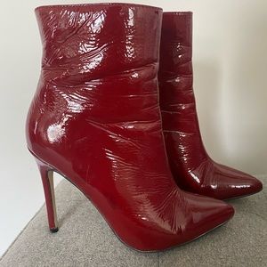 Patent Leather Booties